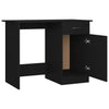 Schwarzer Schreibtisch Abbdulah 100x50x76cm (Holz)