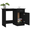 Schwarzer Schreibtisch Abbdulah 100x50x76cm (Holz)