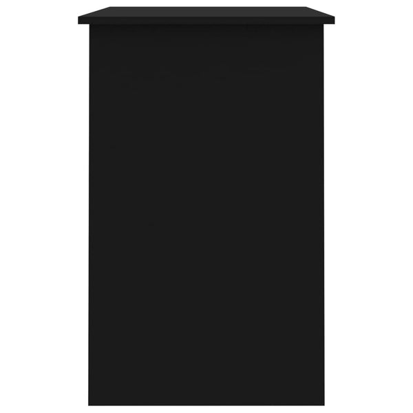 Schwarzer Schreibtisch Abbdulah 100x50x76cm (Holz)