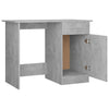 Betongrauer Schreibtisch Abdulla 100x50x76cm (Holz)