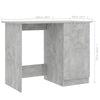 Betongrauer Schreibtisch Abdulla 100x50x76cm (Holz)