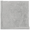 Betongraues CD-Wandregal Mariene 100x18x18cm (Holz)