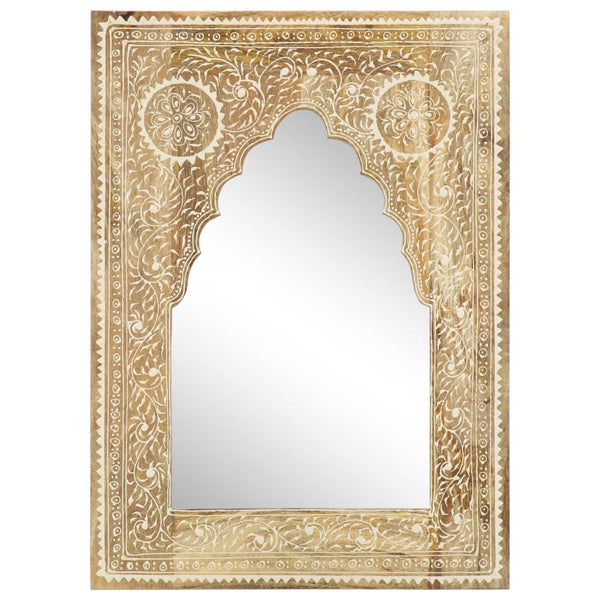 Handbemalter Spiegel Ardellena 40x55cm (Mangoholz)