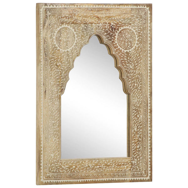 Handbemalter Spiegel Ardellena 40x55cm (Mangoholz)