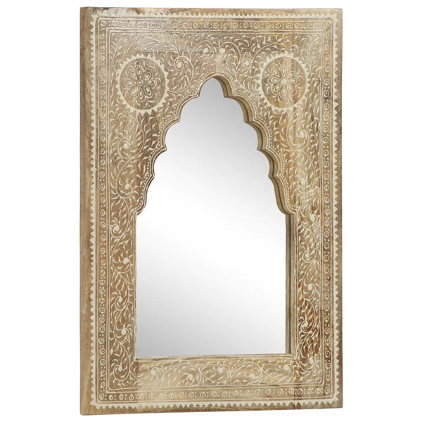 Handbemalter Spiegel Ardellena 40x55cm (Mangoholz)