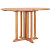 Zusammenklappbarer Garten-Schmetterlingstisch Dov 120x70x75cm (Teak)