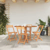 Zusammenklappbarer Garten-Schmetterlingstisch Dov 120x70x75cm (Teak)