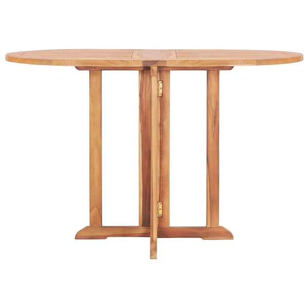 Zusammenklappbarer Garten-Schmetterlingstisch Dov 120x70x75cm (Teak)