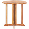Zusammenklappbarer Garten-Schmetterlingstisch Dov 120x70x75cm (Teak)