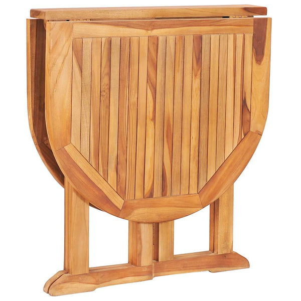 Zusammenklappbarer Garten-Schmetterlingstisch Dov 120x70x75cm (Teak)