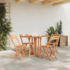 Zusammenklappbarer Garten-Schmetterlingstisch Dov 120x70x75cm (Teak)