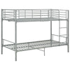 Harmaa kerrossänky Bradley 90x200cm (metalli)