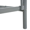 Harmaa kerrossänky Bradley 90x200cm (metalli)