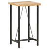 Bartisch Rosalyn 60x60x107cm (raues Mangoholz)