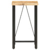 Bartisch Rosalyn 60x60x107cm (raues Mangoholz)