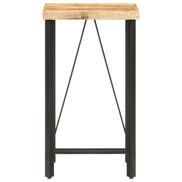 Bartisch Rosalyn 60x60x107cm (raues Mangoholz)