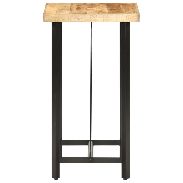 Bartisch Rosalyn 60x60x107cm (raues Mangoholz)