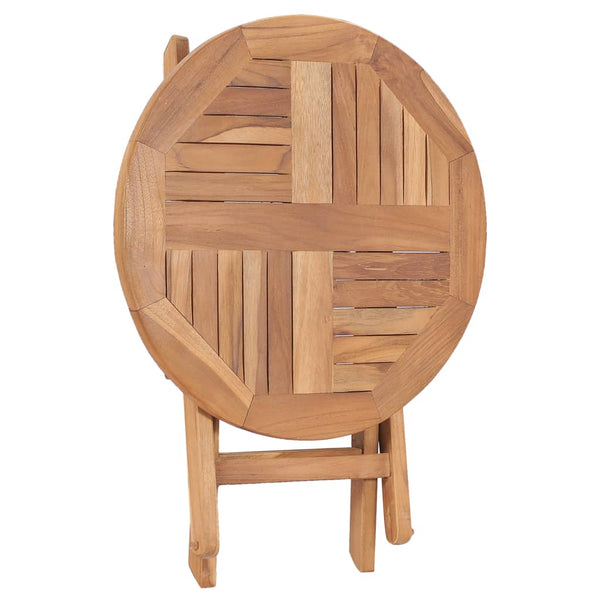 Zusammenklappbarer Gartentisch Veneru 45cm (Teak)