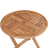 Zusammenklappbarer Gartentisch Veneru 45cm (Teak)