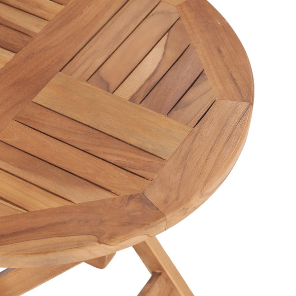 Zusammenklappbarer Gartentisch Veneru 45cm (Teak)