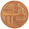 Tischplatte Leba 2,5 cm 60 cm (Teak rund)