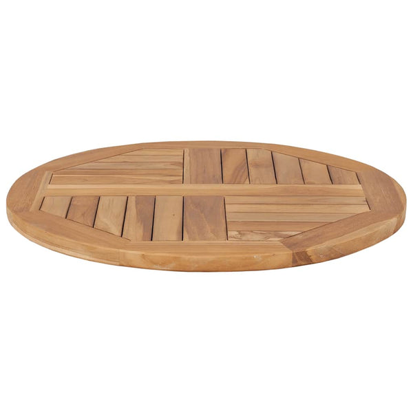 Tischplatte Leba 2,5 cm 60 cm (Teak rund)