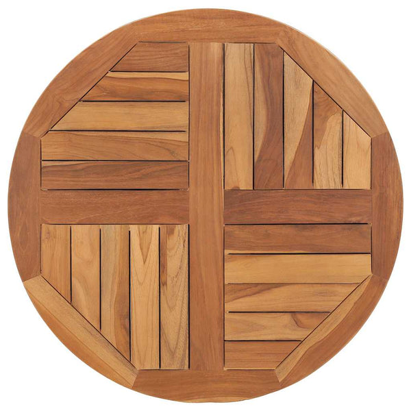 Tischplatte Leba rund 2,5cm 70cm (Teak)