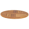 Tischplatte Leba rund 2,5cm 70cm (Teak)