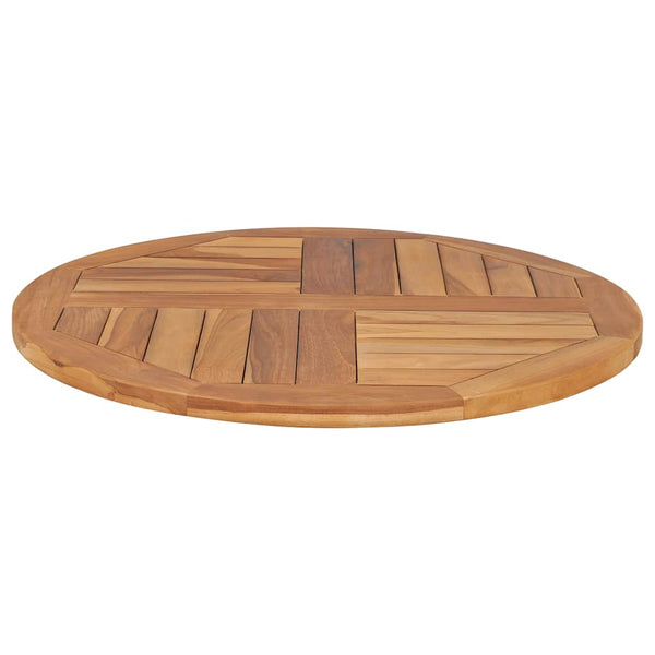 Tischplatte Leba rund 2,5cm 70cm (Teak)