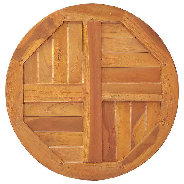 Tischplatte Leba rund 2,5cm 70cm (Teak)