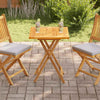 Tischplatte Leba 60x60x2,5cm (Teak)