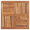 Tischplatte Leba 80x80x2,5cm (Teak quadratisch)
