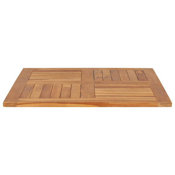 Tischplatte Leba 80x80x2,5cm (Teak quadratisch)