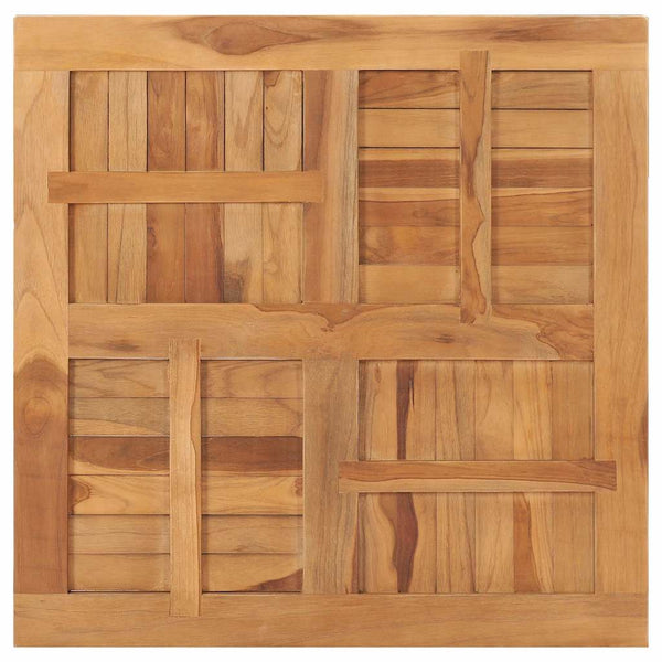 Tischplatte Leba 80x80x2,5cm (Teak quadratisch)