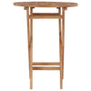 Klappbarer Gartentisch Omalia 60cm (Teak)