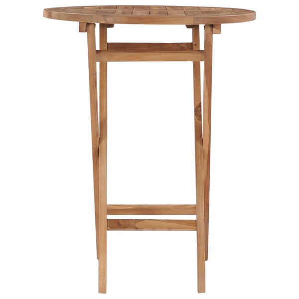 Klappbarer Gartentisch Omalia 60cm (Teak)