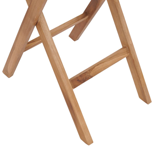 Klappbarer Gartentisch Omalia 60cm (Teak)