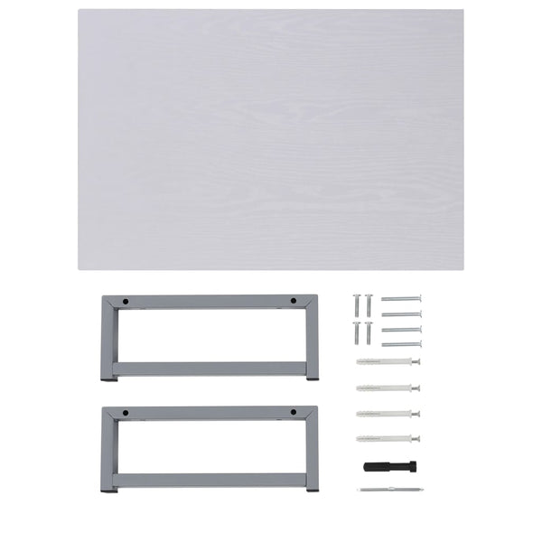 Keramisches zweiteiliges Badezimmermöbel-Set Shailendra, weiß