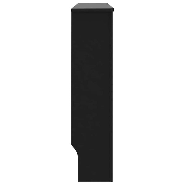 Musta lämpöpatterin suoja Eliss 112x19x81,5cm (mdf)