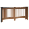 Musta lämpöpatterin suoja Eliss 172x19x81,5cm (mdf)