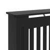 Musta lämpöpatterin suoja Eliss 172x19x81,5cm (mdf)