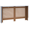 Antrasiitti lämpöpatterin suoja Oroian 152x19x81,5cm (mdf)