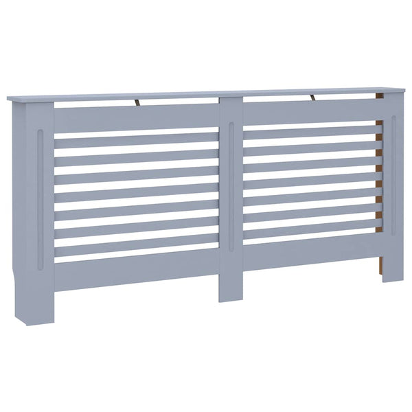 Anthrazit Heizkörperverkleidung Oroian 172x19x81,5cm (MDF)