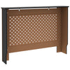 Schwarze Heizkörperverkleidung Constantuin 112x19x81,5cm (MDF)