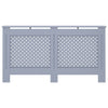 Antrasiitti lämpöpatterin suoja Constantuin 152x19x81,5cm (mdf)