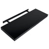 Schwebende Wandregale Tebensky 100x20x3,8cm, schwarz (2 St.)