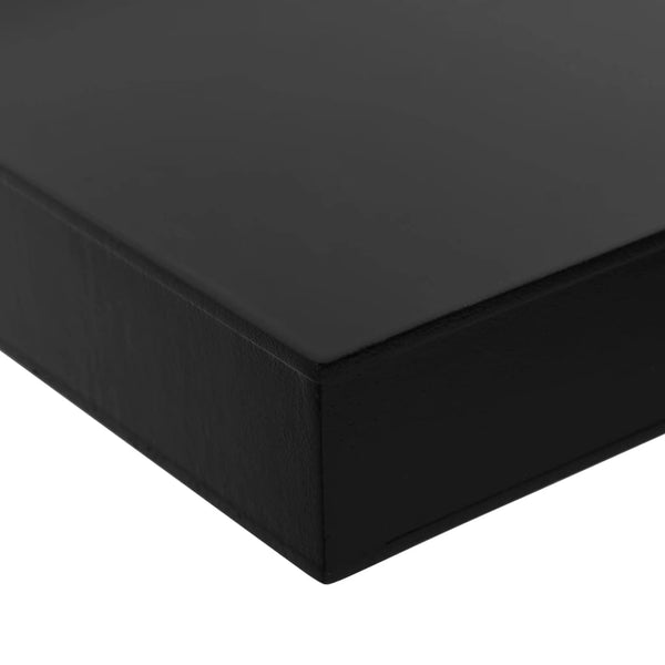 Schwebende Wandregale Tebensky 100x20x3,8cm, schwarz (2 St.)