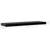 Schwebende Wandregale Tebensky 100x20x3,8cm, schwarz (2 St.)