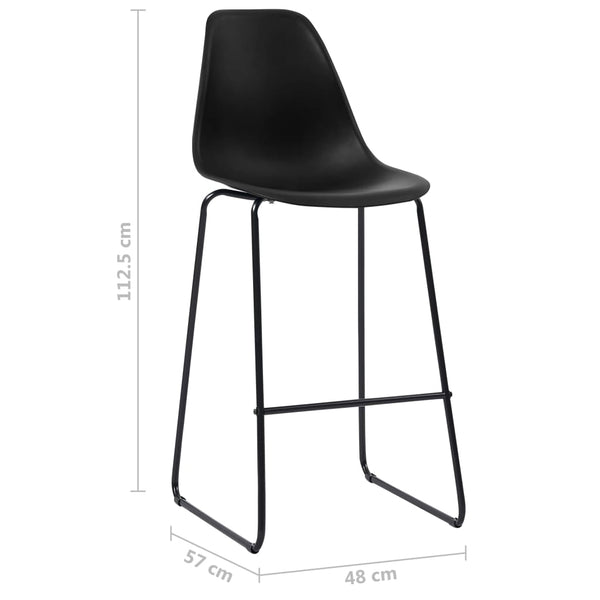 Schwarzes Barsset Rancovici 3-teilig (Kunststoff)