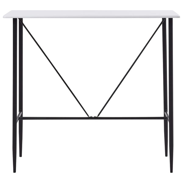 5-teiliges Barset aus schwarzem Kunststoff